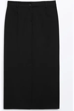 Monki Tailored midi pencil skirt