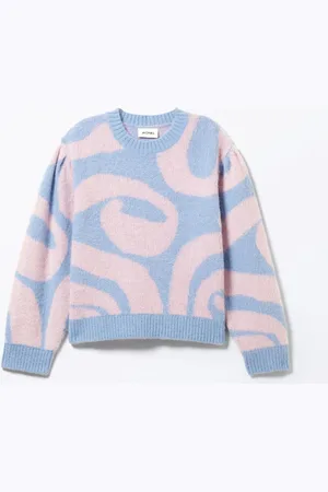 Monki Knitted Puffy Sleeve Sweater