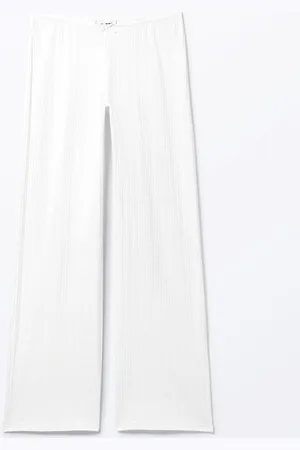 Monki Soft Pointelle Trousers