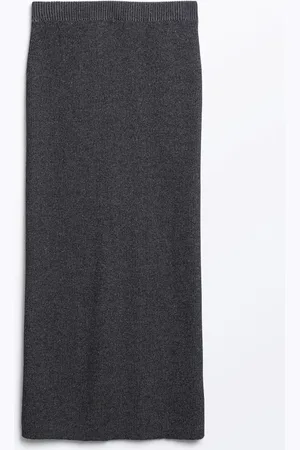 Monki Rib knit maxi skirt