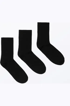 Monki 3-pack Ribbed Socks