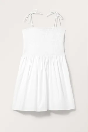 Monki Mini Babydoll Poplin Dress