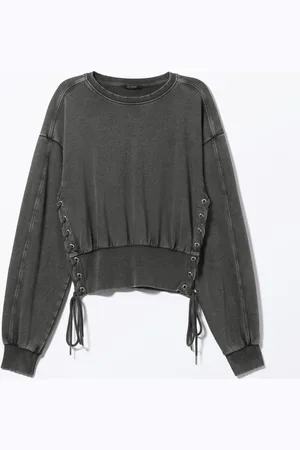 Monki Short Tie Sweater