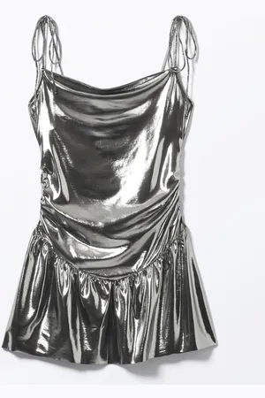 Monki Mini -Foil Jersey Dress