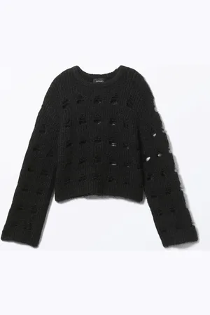 Monki Cut-out Detailed Knitted Sweater