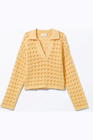Monki Loose Open-Knit Sweater