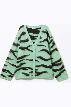 Monki Fluffy knit cardigan