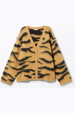 Monki Fluffy knit cardigan