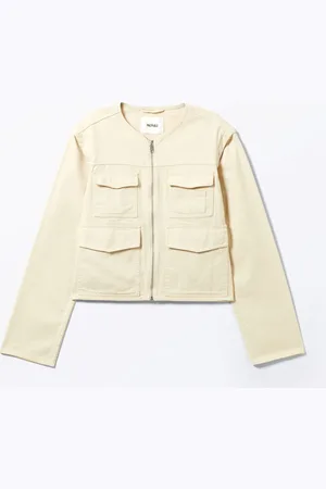 Monki Detachable Sleeve Cotton Jacket