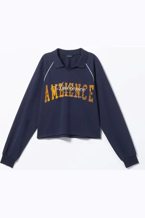 Monki Sporty Boxy Terry Sweatshirt