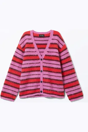 Monki Fluffy knit cardigan