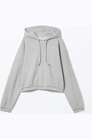 Monki Cropped Terry Pyjama Hoodie