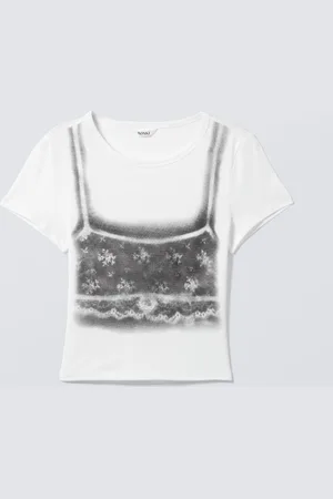Monki Cropped t-shirt