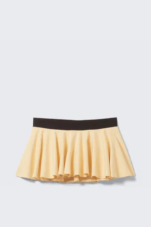 Monki Low Rise Flared Mini Skort