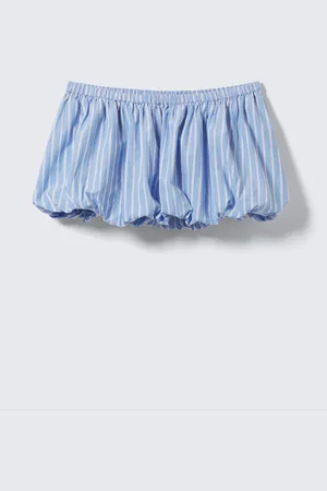 Monki Balloon Mini Cotton Skirt
