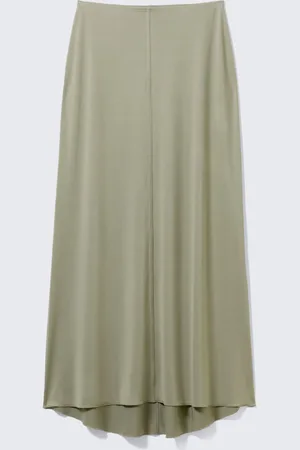 Monki Flowy High-Low Maxi Skirt