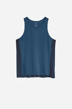 On Running Performance Tank M - Denim/