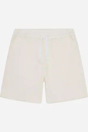 Woodbird Bommy Linen Shorts - Off White