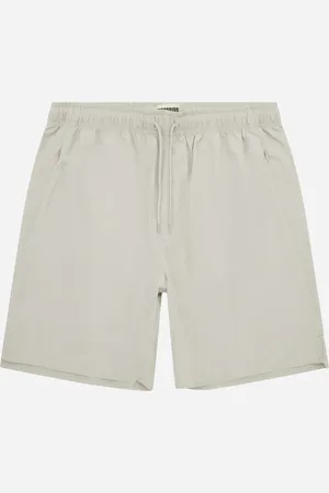 Woodbird Haiden Tech Shorts - Light Grey
