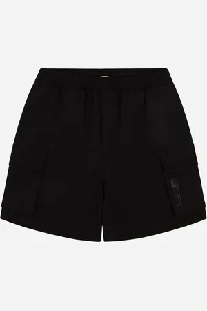Woodbird Bommy Rib-Tech Cargo Shorts - Black