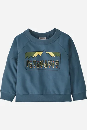 Patagonia Baby Crew Sweatshirt - Dancing Dawn: Utility Blue