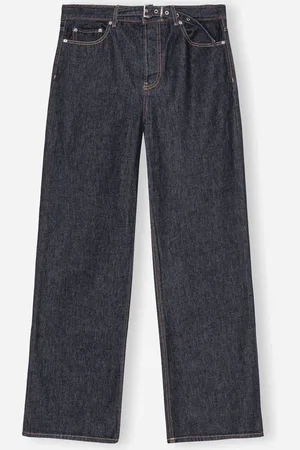Ganni Rinse Denim Izey Belt - Rinse