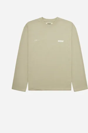 Woodbird Jouls 8410 L/S Tee - Stone