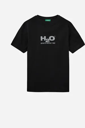 H2O Logo Tee - Black/Grey