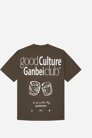 Woodbird Balo Ganbei Tee - Brown