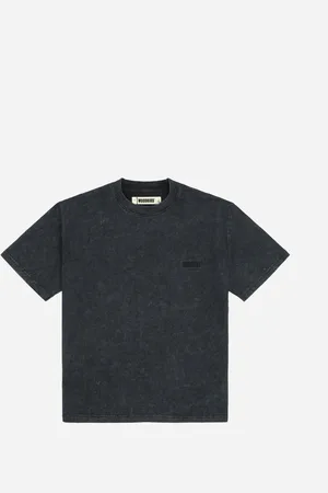 Woodbird Balo Washed Tee - Black