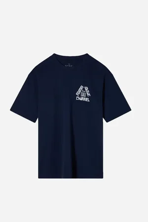 Edwin Enjoy Emc T-Shirt - Maritime Blue