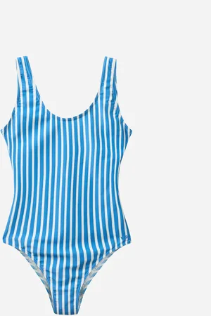 H2O Stripe Swim Suit - King Blue