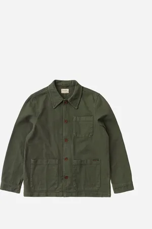 Nudie Jeans Barney Worker Jacket - Olive