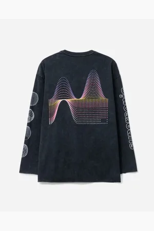OVER OVER Easy LS Tee - Supersonic - Black