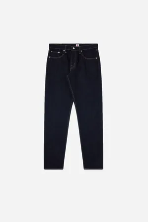 Edwin Regular Tapered Jeans - Blue / Rinsed