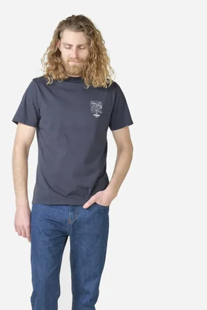 Klitmøller Collective Ryan tee - Navy/cream
