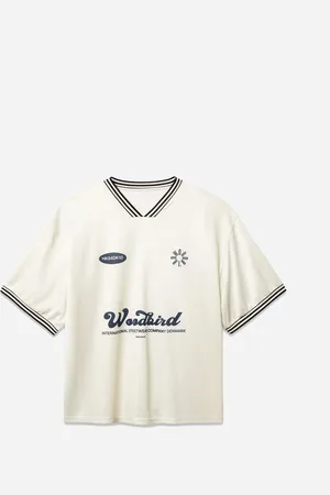 Woodbird Beam Sports Tee - Off White