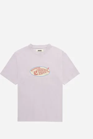 Woodbird Baine Catch Tee - Grey-Purple