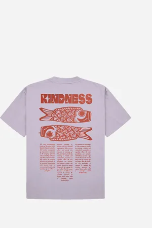 Woodbird Balo Kind Tee - Grey-Purple
