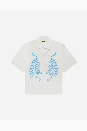 Woodbird Wang Tiger Shirt - Off White