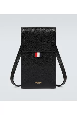 Thom Browne Leather phone holder bag