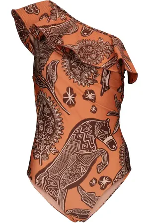 JOHANNA ORTIZ Incaico printed swimsuit