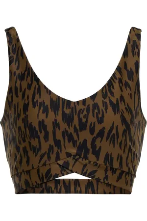 The Upside Tropical Bowie printed sports bra