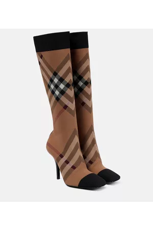 Burberry Botas estilo calcetín Vintage Check