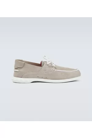 Christian Louboutin Geromoc suede boat shoes