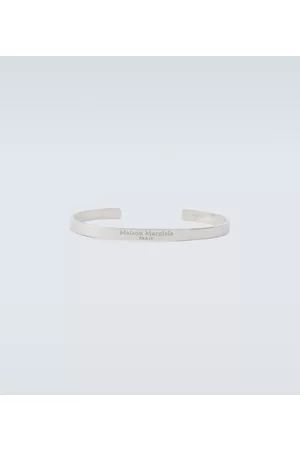Maison Margiela Logo sterling silver cuff bracelet