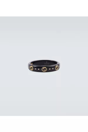 Gucci Icon 18kt gold and corundum ring