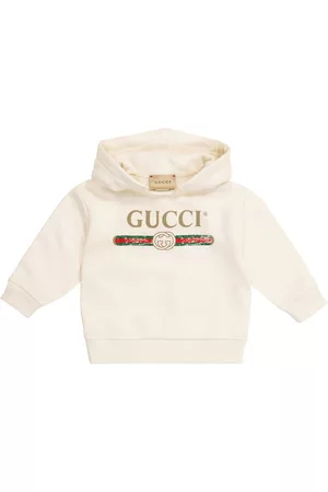 Gucci Kids Baby logo cotton jersey hoodie