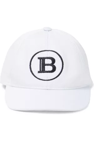Balmain Logo cotton baseball cap