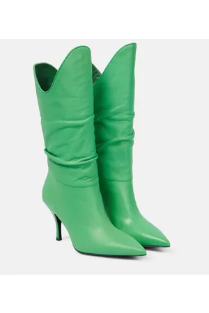 The Attico Venus leather boots